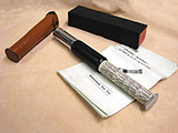 Early 1970s Otis King Model K type C cylindrical calculator in leather case